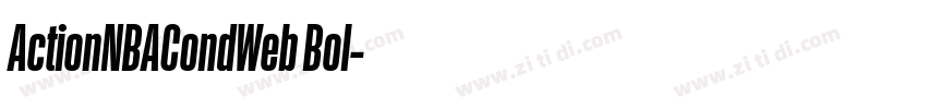 ActionNBACondWeb Bol字体转换